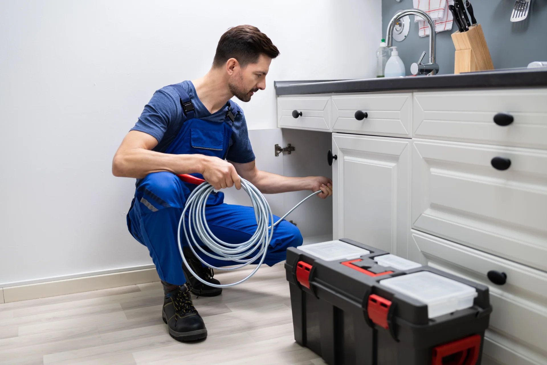 Professional clogged drain cleaning