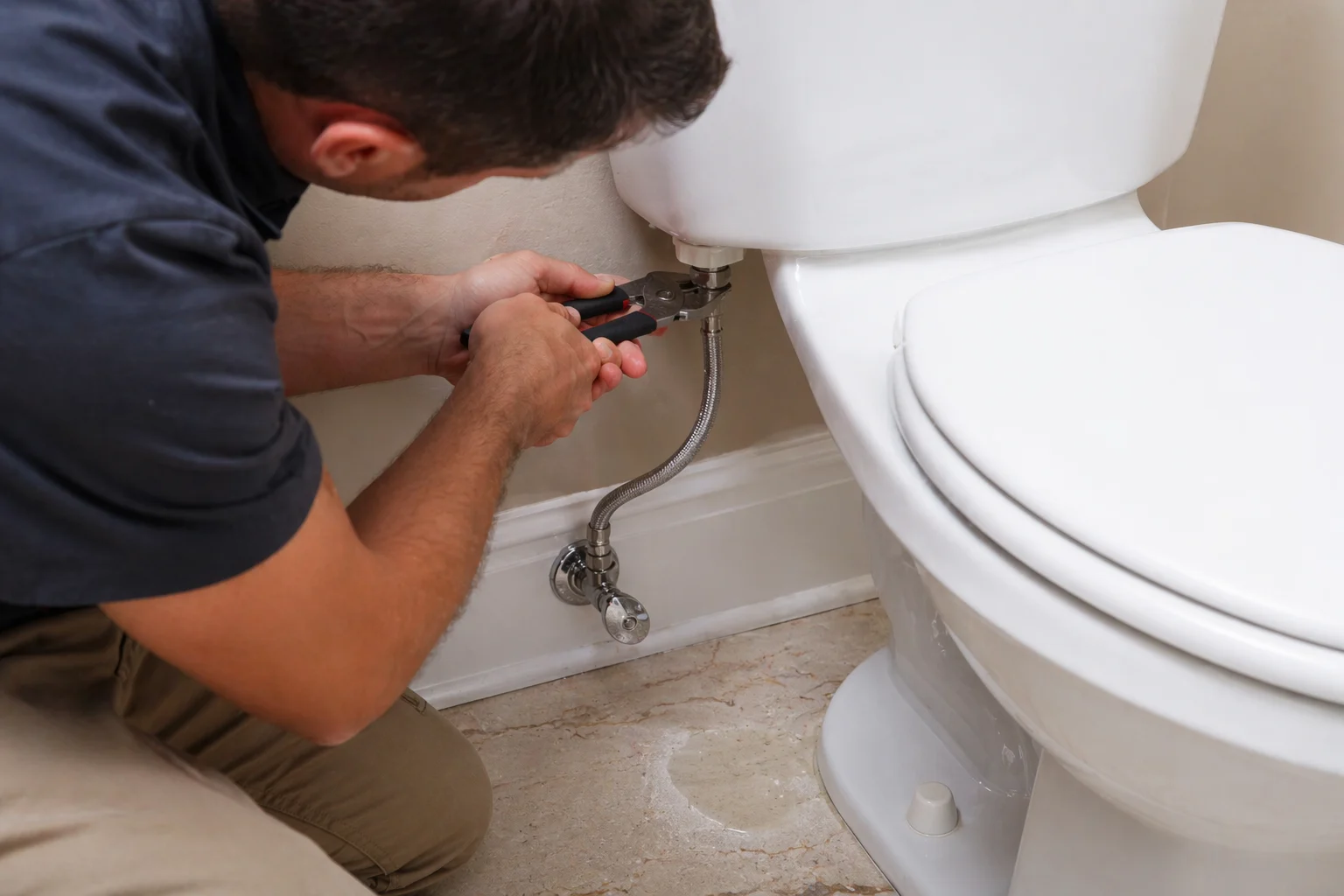 Toilet repair plumber in Tillsonburg